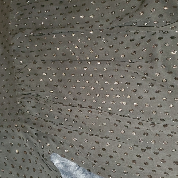 Black sequin blouse - Picture 3 of 4